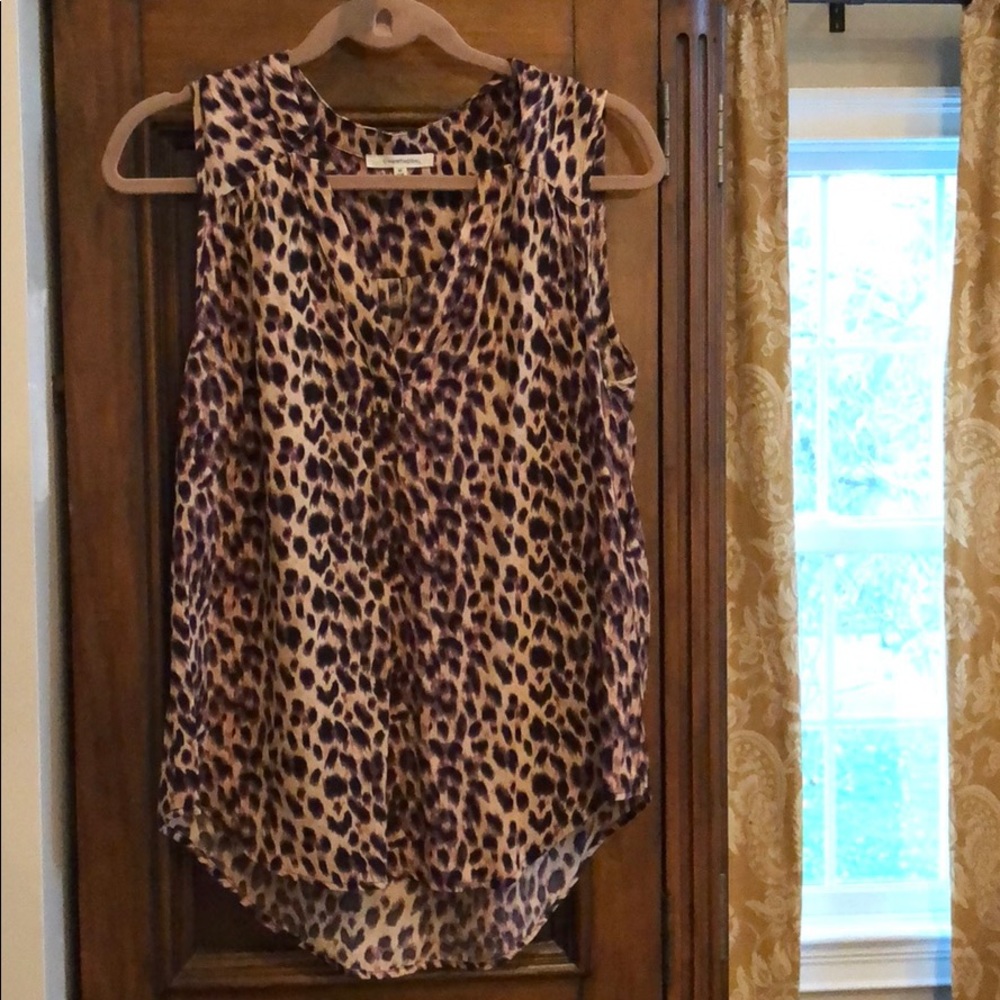 Leopard tank dress top